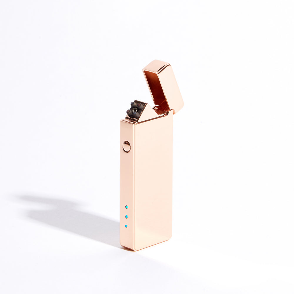 Pocket Electric Arc Lighter - Rose Gold