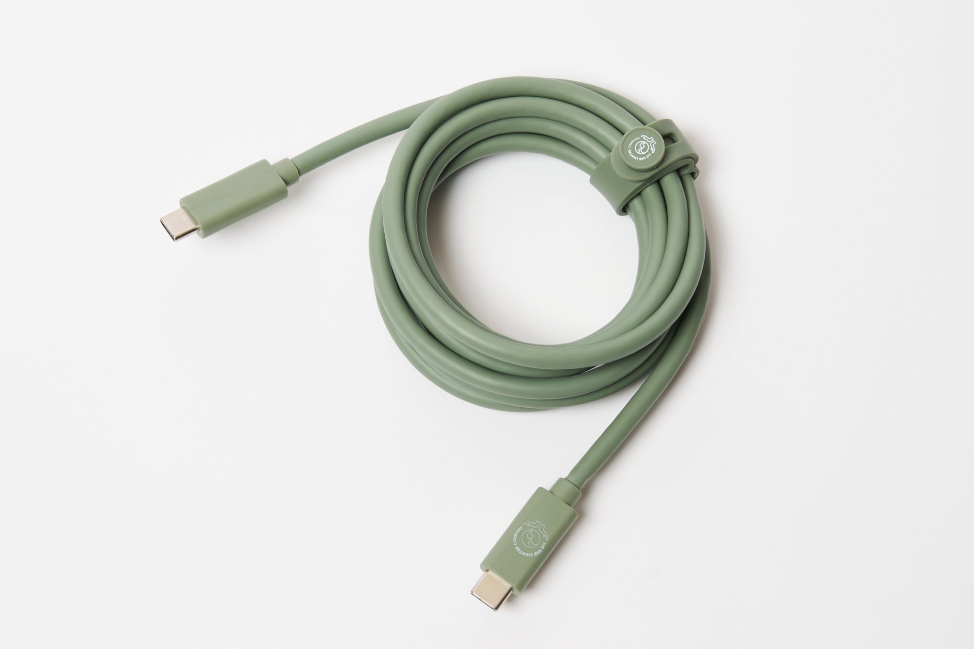 Câble synchro et charge USBC /Lightning Apple blanc 3A 2 m Just green