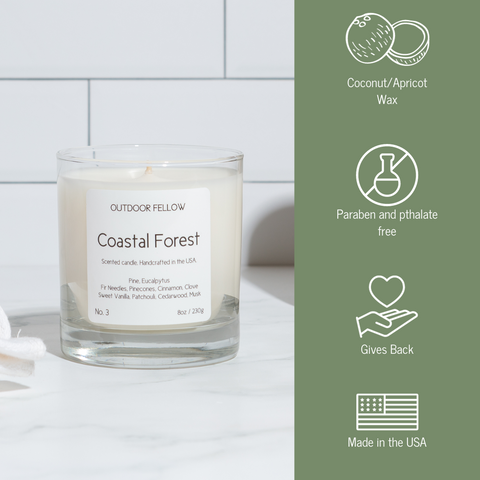 Coastal Forest Scented Candle by Outdoor Fellow