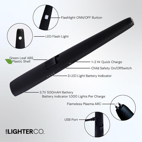 MOTLI Lighter + Flashlight - Lavender