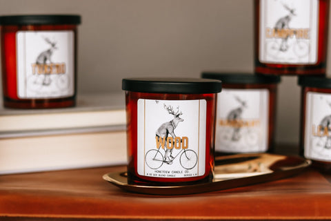 Campfire Candle 8 oz by HoneydewCandleCo