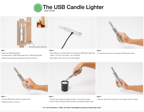 OG Arc Candle Lighter Manual