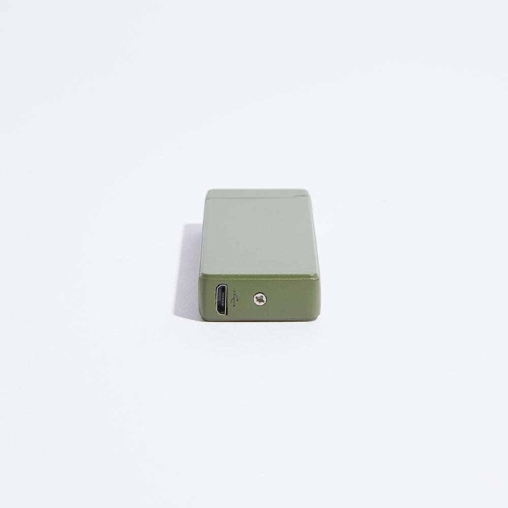 Pocket Electric Arc Lighter - Olive Green