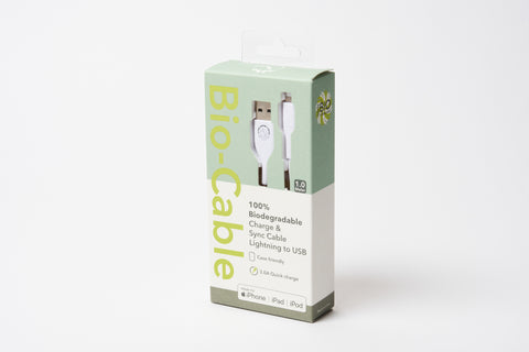The Bio Cable - USB to LTG - WHT - 1M