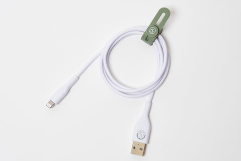 The Bio Cable - USB to LTG - WHT - 2M
